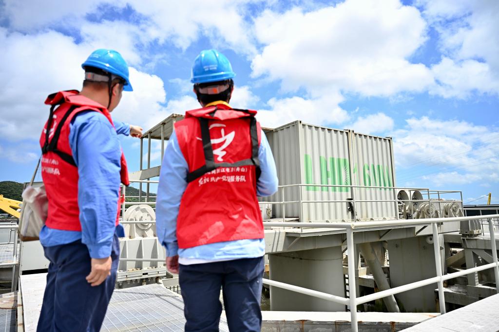 活力中國調研行“潮涌”變“綠電” 浙江舟山兆瓦級潮流能發電工程穩定運作超八年